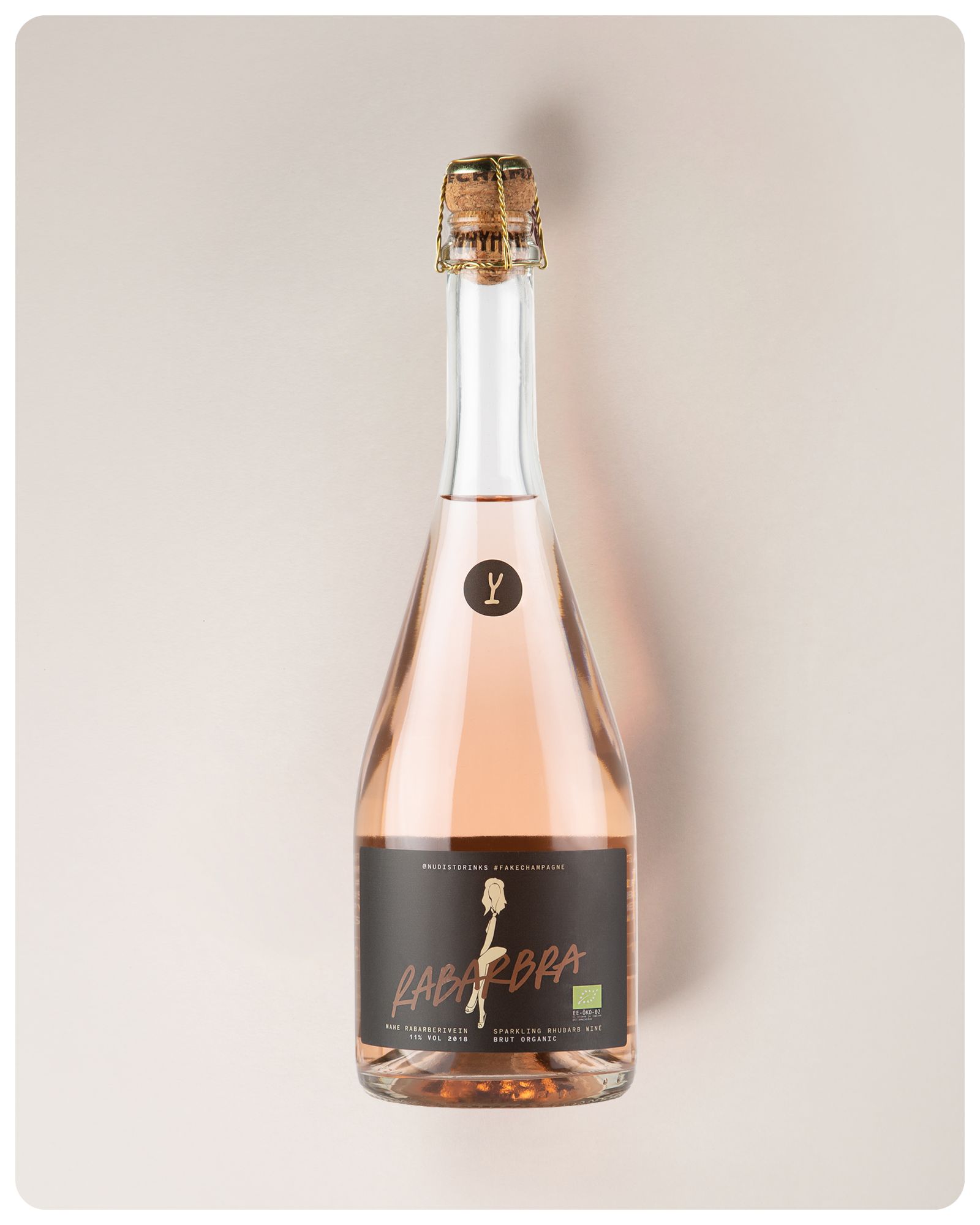 Nudist Rabarbra Brut Organic